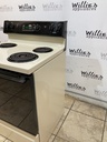 Hotpoint Used Electric Stove 20volts (40/50 AMP) 30inches {no cord} (Bisque/Black) 