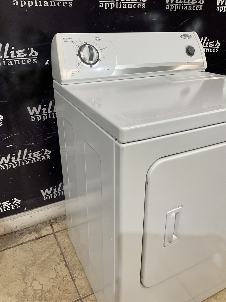 Whirlpool Used Electric Dryer 220volts (30 AMP) 29inches {4 prong} (White) 