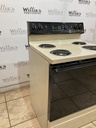 Hotpoint Used Electric Stove 220volts (40/50 AMP) 30inches {no cord} (Bisque/Black)
