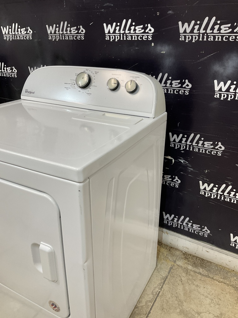 Whirlpool Used Electric Dryer 220volts (30 AMP) 29inches {3 prong} (White) 
