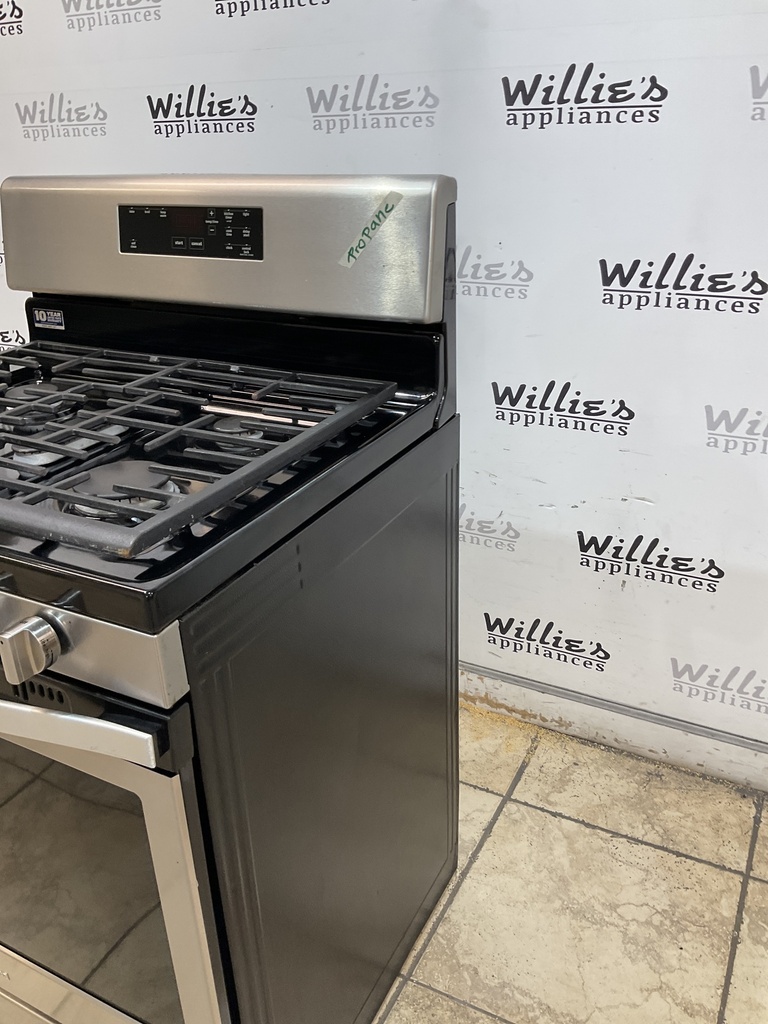 Whirlpool Used Gas Propane Stove 30inches (Stainless Steel) 