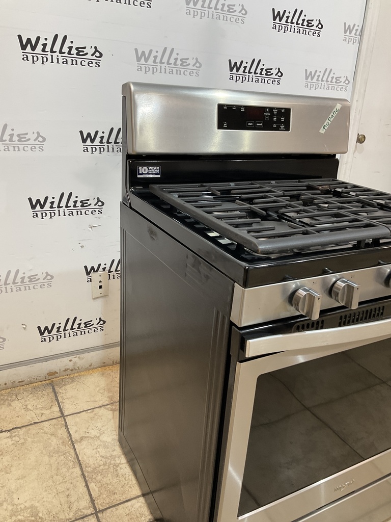 Whirlpool Used Gas Propane Stove 30inches (Stainless Steel) 