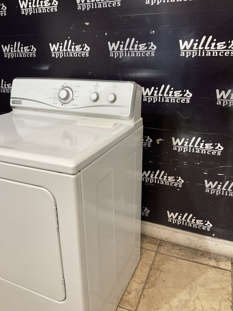Maytag Used Electric Dryer 220volts (30 AMP) 29inches {3 prong} (White) 