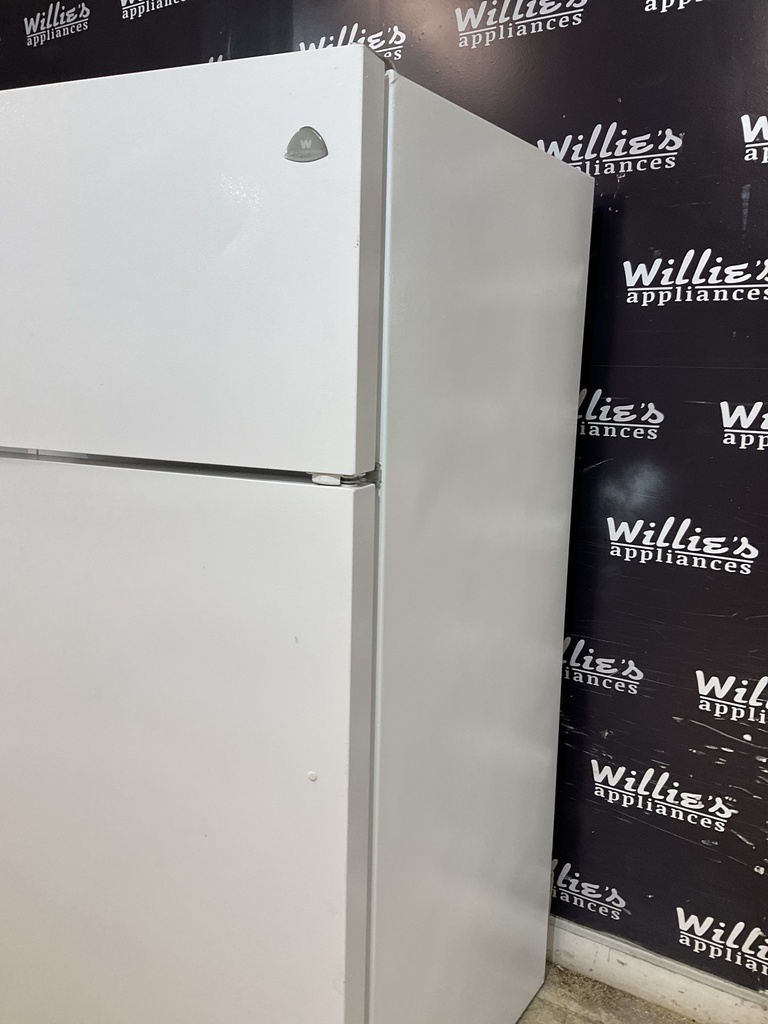 White Westinghouse Used Refrigerator Top and Bottom 30x65 1/2” (White)