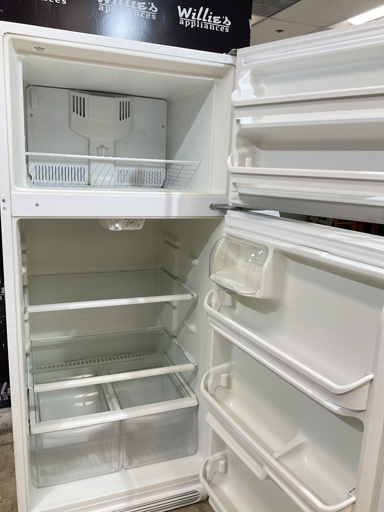 White Westinghouse Used Refrigerator Top and Bottom 30x65 1/2” (White)