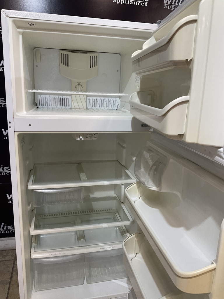 Frigidaire Used Refrigerator Top and Bottom 30x65 1/2” (White) 