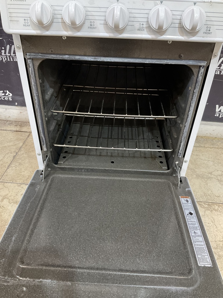 Premier Used Natural Gas Stove 20inches (White)