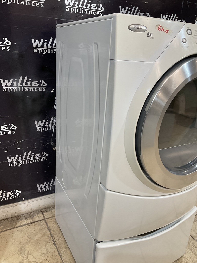 Whirlpool Used Natural Gas Dryer 27inches (white) 