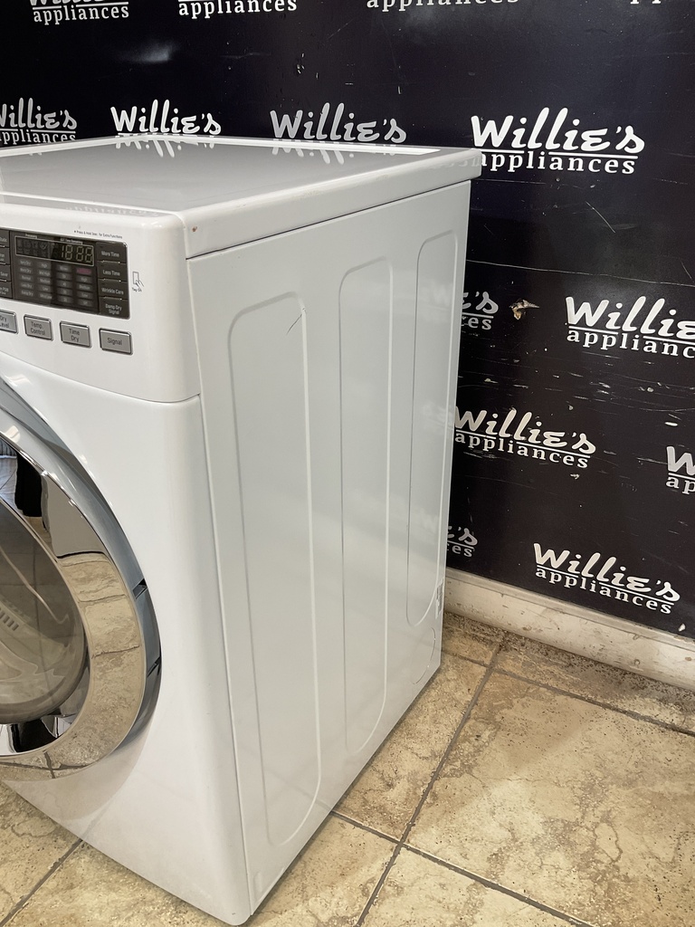 Lg Used Electric Dryer 220volts (30 AMP) 27inches {4 prong} (White) 
