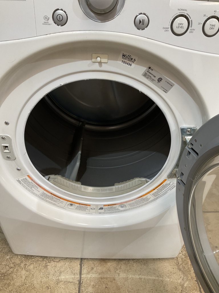 Lg Used Electric Dryer 220volts (30 AMP) 27inches {3 prong} (White) 