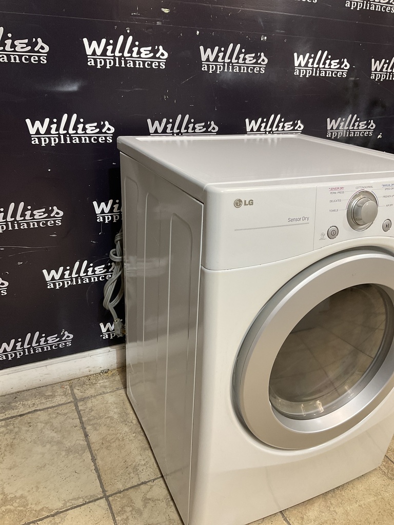 Lg Used Electric Dryer 220volts (30 AMP) 27inches {3 prong} (White) 
