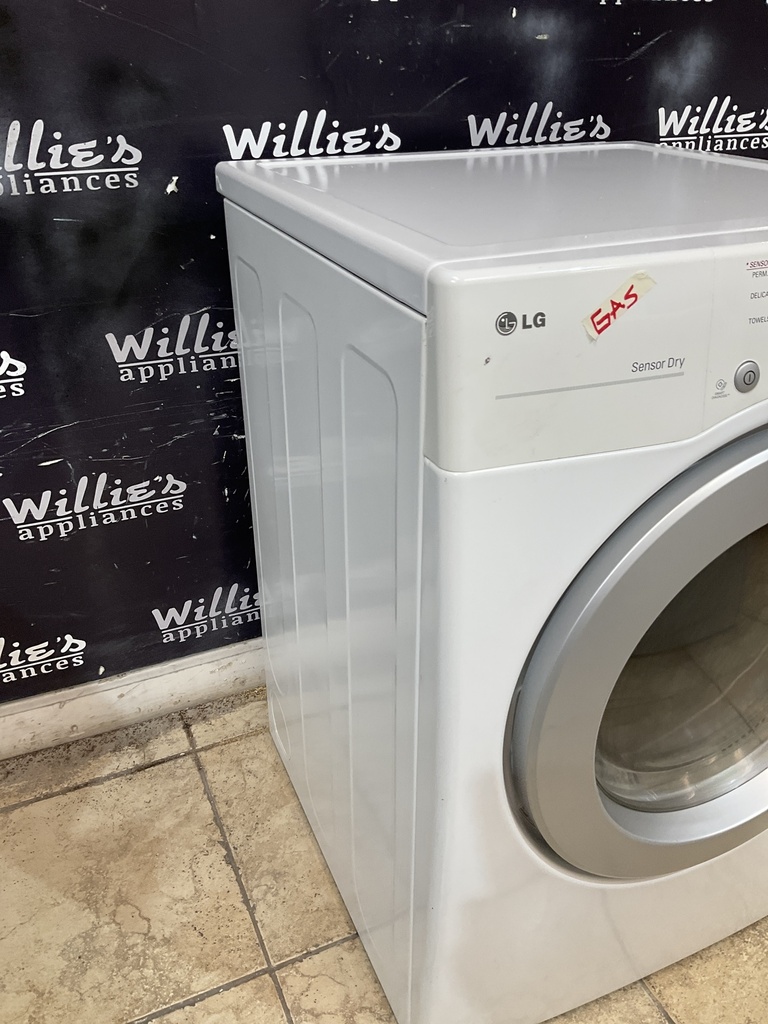 Lg Used Natural Gas Dryer 27inches (White) 