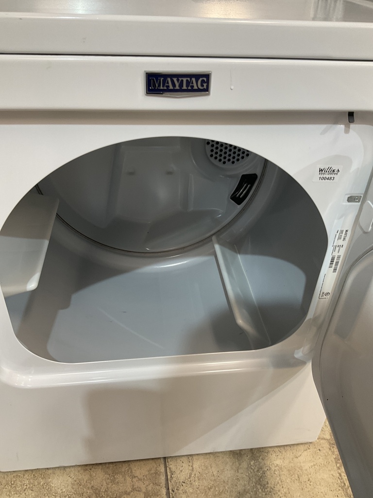 Maytag Used Electric Dryer 220volts (30 AMP) 29inches (White) 