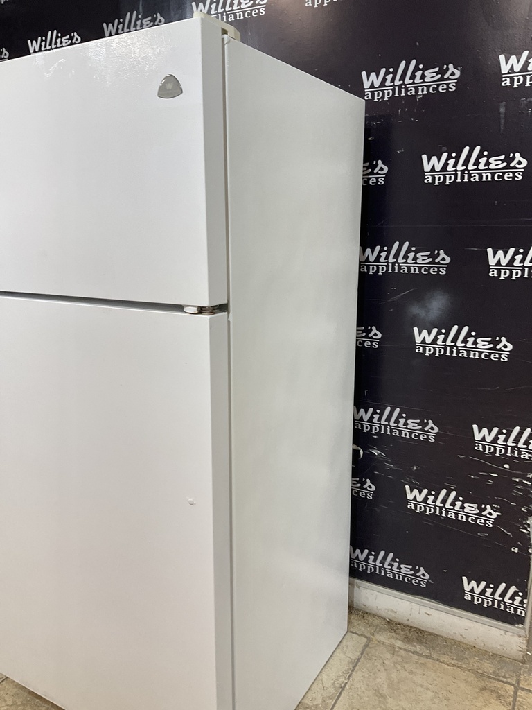 White Westinghouse Used Refrigerator Top and Bottom 30x66 (White) 