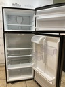 Whirlpool Used Refrigerator Top and Bottom 28x68 (Black) 