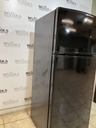 Whirlpool Used Refrigerator Top and Bottom 28x68 (Black) 