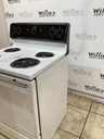 Ge Used Electric Stove 220volts (40/50 AMP) {no cord} (White/Black) 