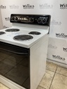 Ge Used Electric Stove 220volts (40/50 AMP) 30inches {no cord} (White) 