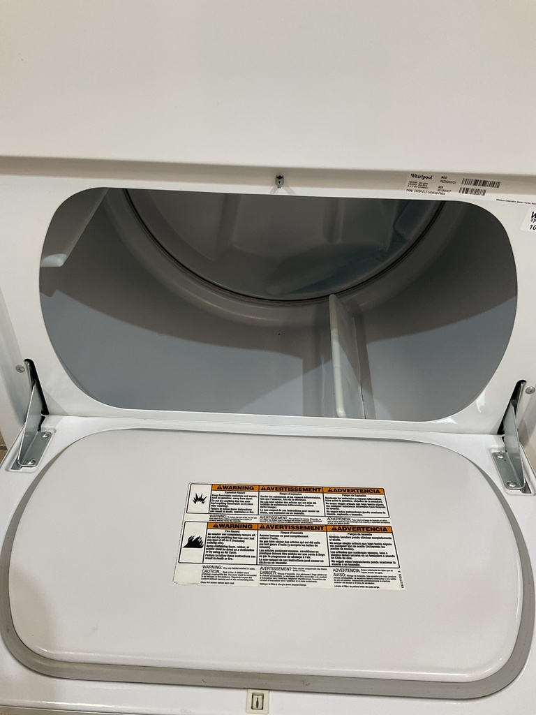 Whirlpool Used Electric Dryer 220volts (30 AMP) 29inches {3 prong} (Ehite) 