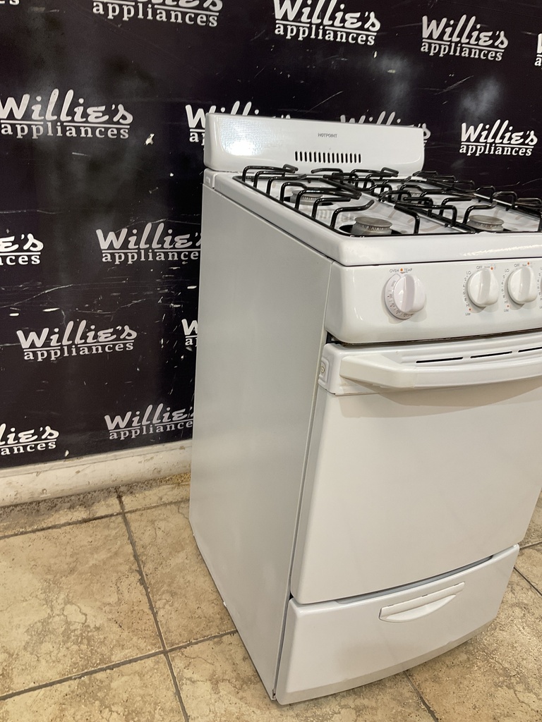 Hotpoint Used Natural Gas Stove 20inches (White)