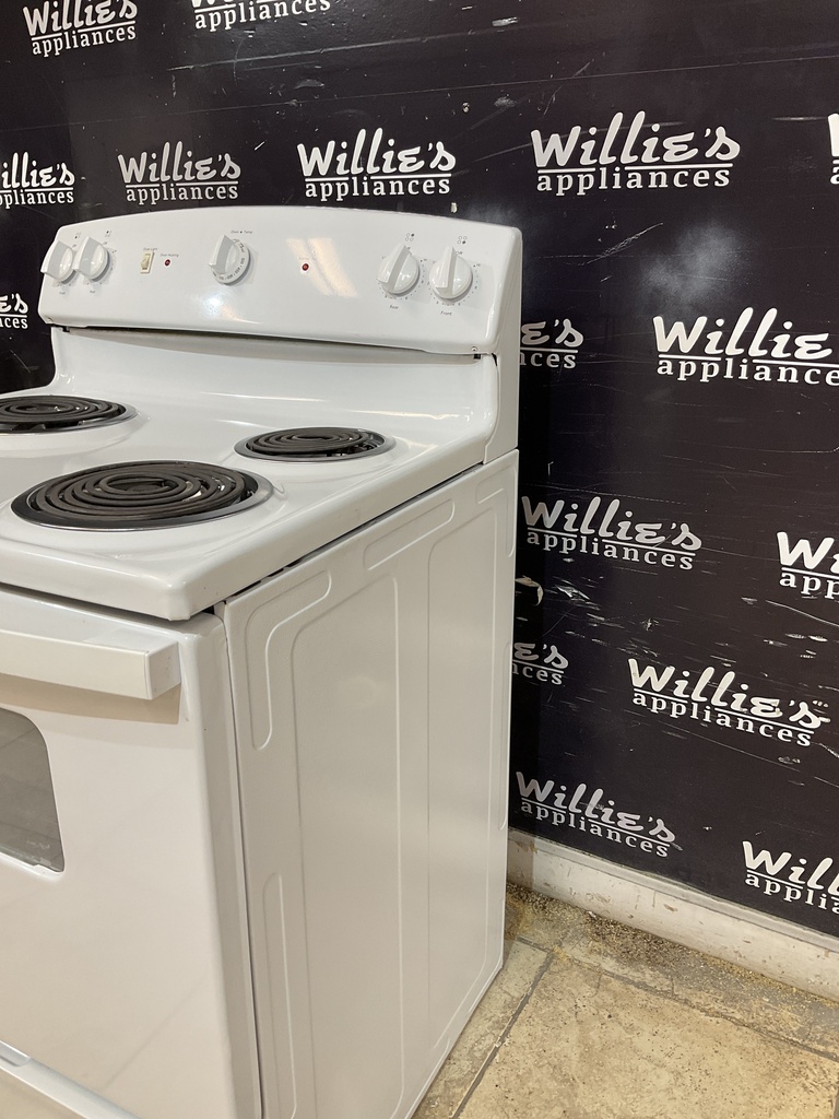 Ge Used Electric Stove 220volts (40/50 AMP) 30inches {no cord} (White)
