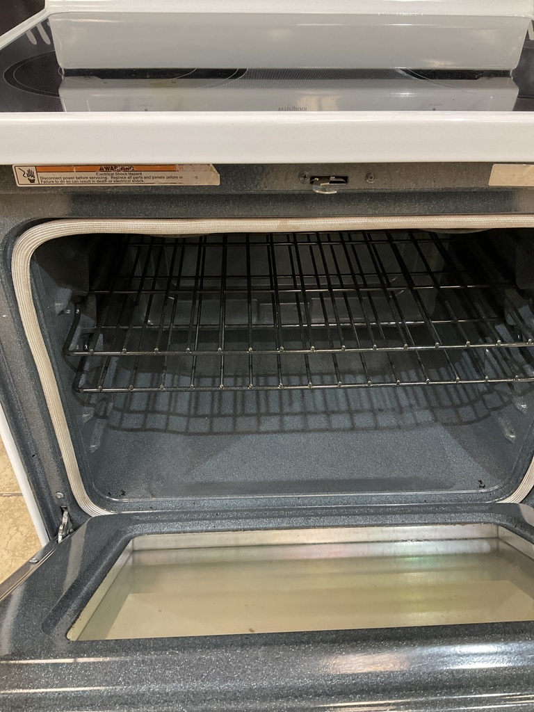 Whirlpool Used Electric Stove 220volts (40/50 AMP) 30inches {4 prong} (white) 