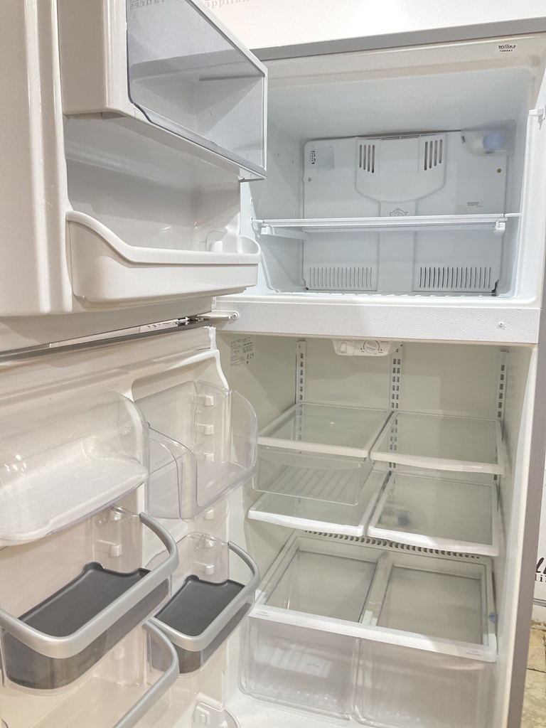 Frigidaire Used Refrigerator Top and Bottom 30x68 1/2” (Stainless Steel)