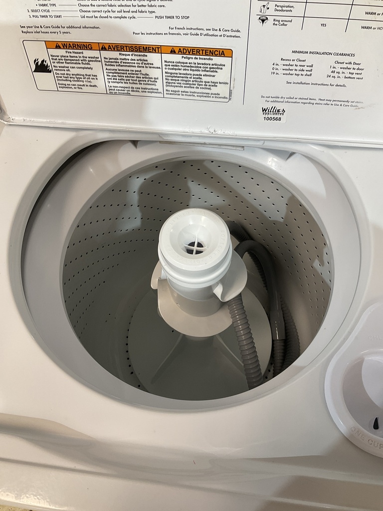 Whirlpool Used Washer Top-load 27inches (White) 