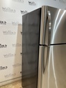 Frigidaire Used Refrigerator Top and Bottom 30x65 1/2” (Stainless Steel)