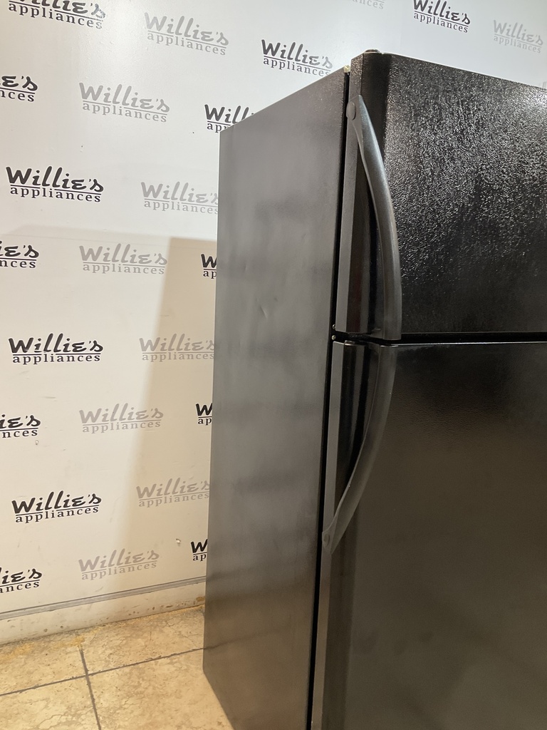 Frigidaire Used Refrigerator Top and Bottom 30x66 (Black) 