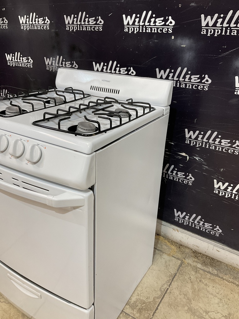 Hotpoint Used Natural Gas Stove 24inches (White) 