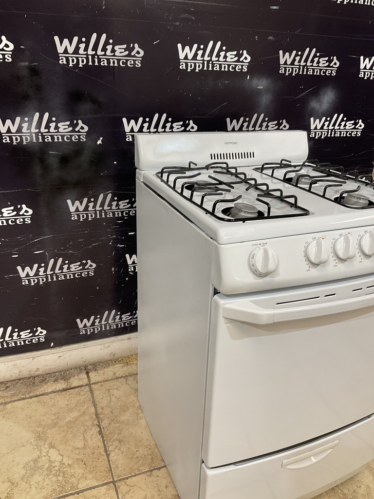 Hotpoint Used Natural Gas Stove 24inches (White) 