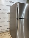 Whirlpool Used Refrigerator Top and Bottom 30x65 1/2” (Stainless Steel) 