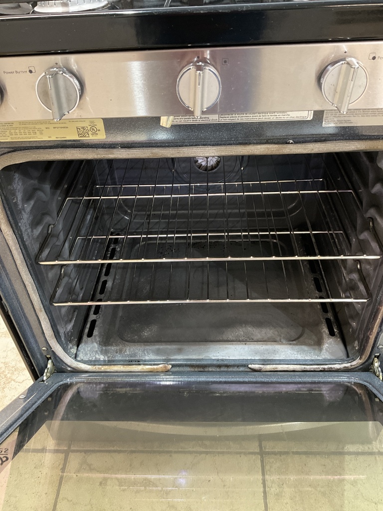 Whirlpool Used Natural Gs Stove 30inches (Stainless Steel)