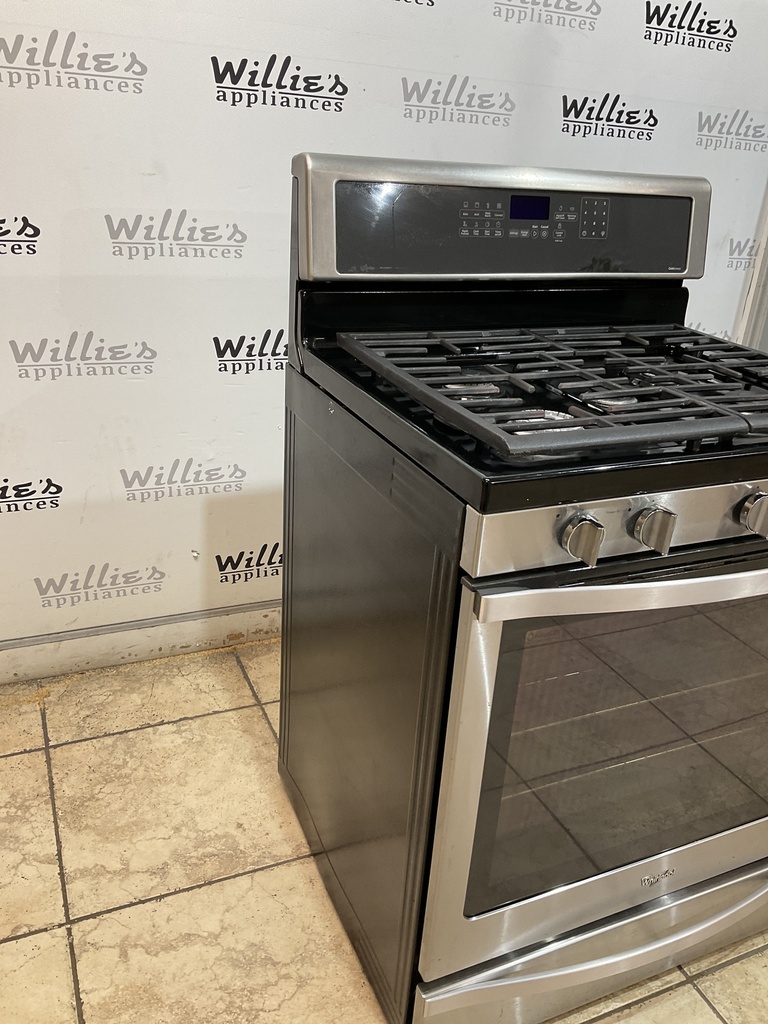 Whirlpool Used Natural Gs Stove 30inches (Stainless Steel)