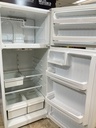 Ge Used Refrigerator Top and Bottom 28x67 (White) 