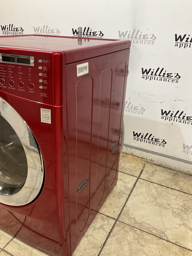 Lg Used Washer Front-load 27inches (Red) 