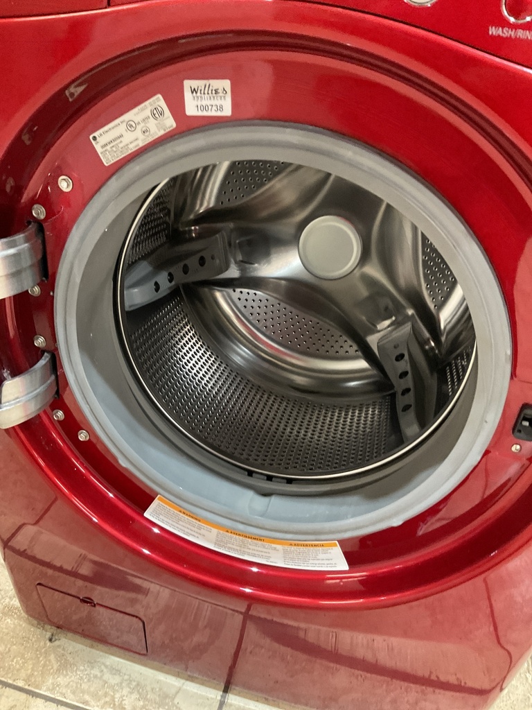 Lg Used Washer Front-load 27inches (Red) 