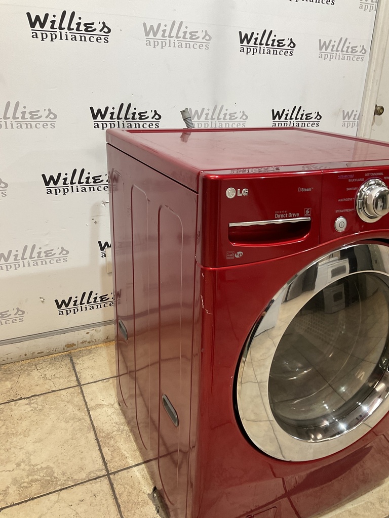 Lg Used Washer Front-load 27inches (Red) 