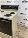 Hotpoint Used Electric Stove 220volts (40/50 AMP) 30inches {no cord} (Bisque/Black)