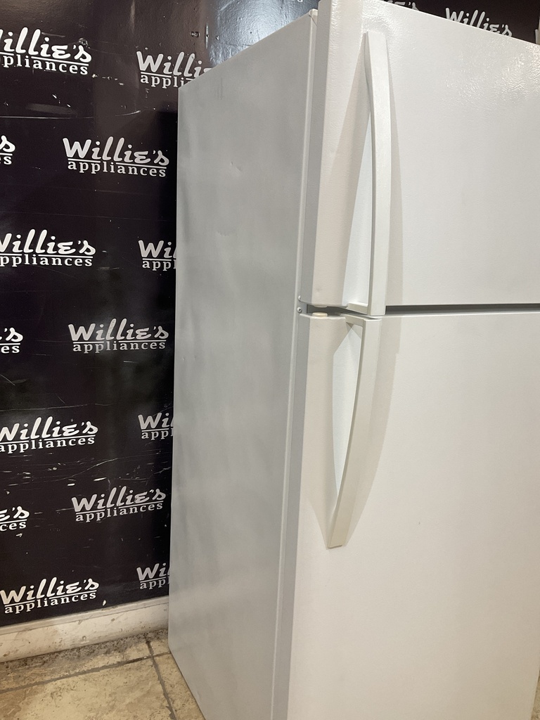 Frigidaire Used Refrigerator Top and Bottom 30x65 1/2” (White( 