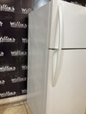 Frigidaire Used Refrigerator Top and Bottom 30x65 1/2” (White( 