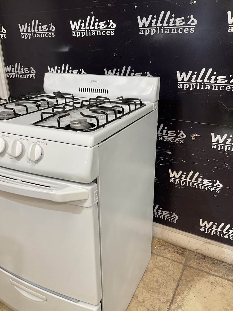Hotpoint Used Natural Gas Stove Stove 24inches (White)