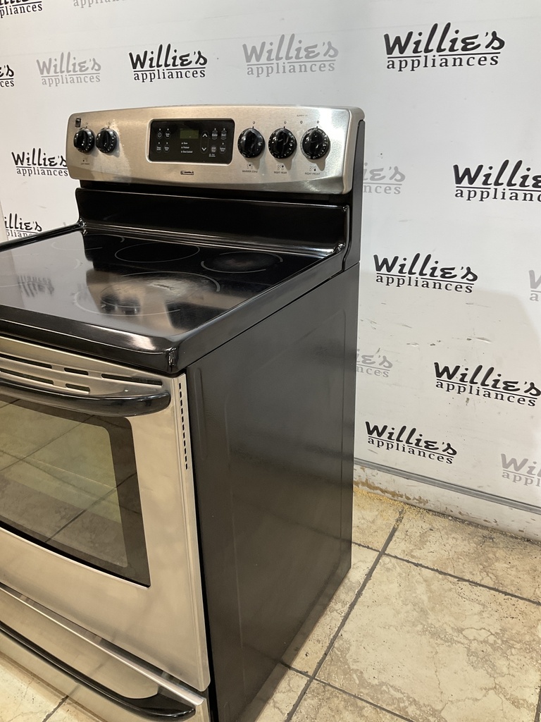 Kenmore Used Electric Stove 220volts (40/50 AMP) 30inches {no cord} (White) 