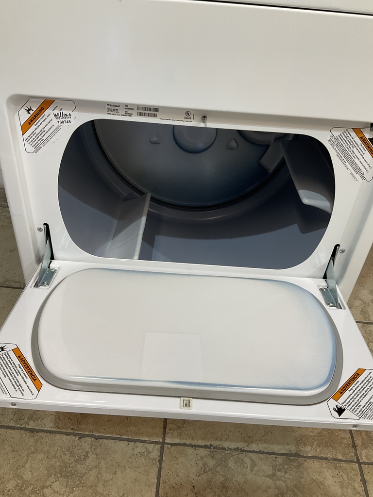 Whirlpool Used Electric Dryer 220volts (30 AMP) 29inches {3 prong} (White) 