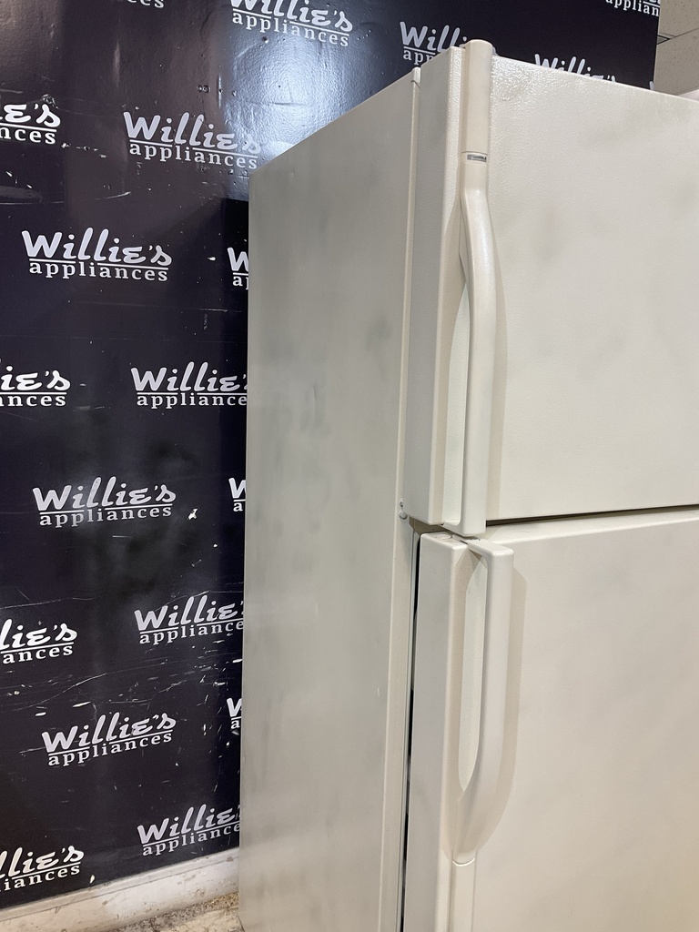 Kenmore Used Refrigerator Top and Bottom 30x65 1/2” (Bisque) 