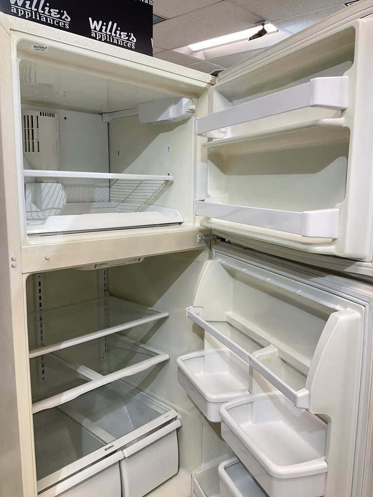 Kenmore Used Refrigerator Top and Bottom 30x65 1/2” (Bisque) 