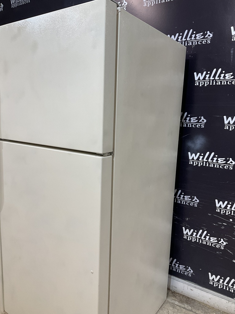 Kenmore Used Refrigerator Top and Bottom 30x65 1/2” (Bisque) 