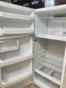Ge Used Refrigerator Top and Bottom 28x65 (White) 