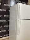 Ge Used Refrigerator Top and Bottom 28x64 1/2” (White) 